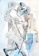 Im Zirkus - 70x100cm - Mischtechnik - 2001